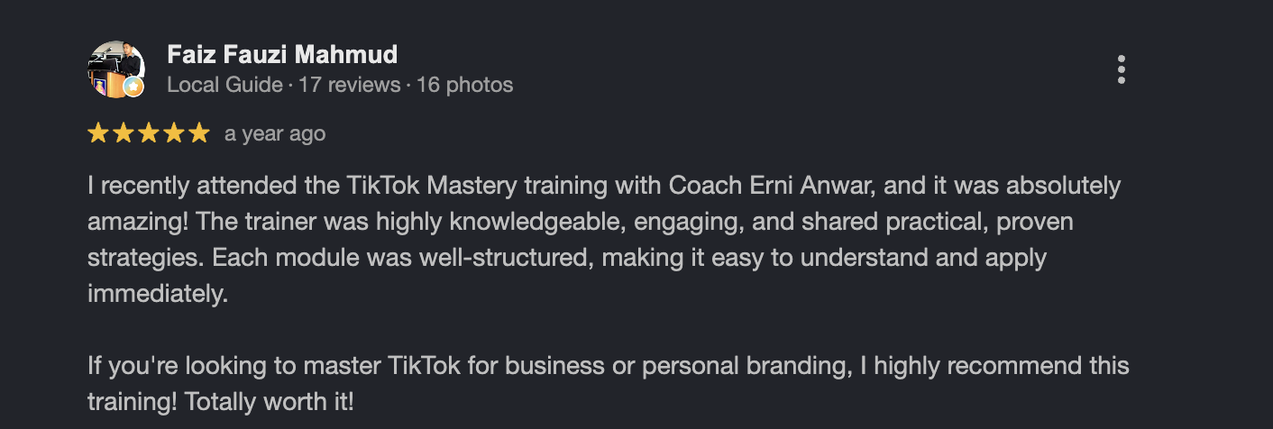 Client review 1