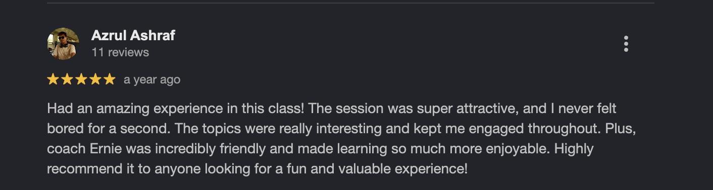 Client review 2